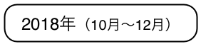 2018年(10月〜12月)